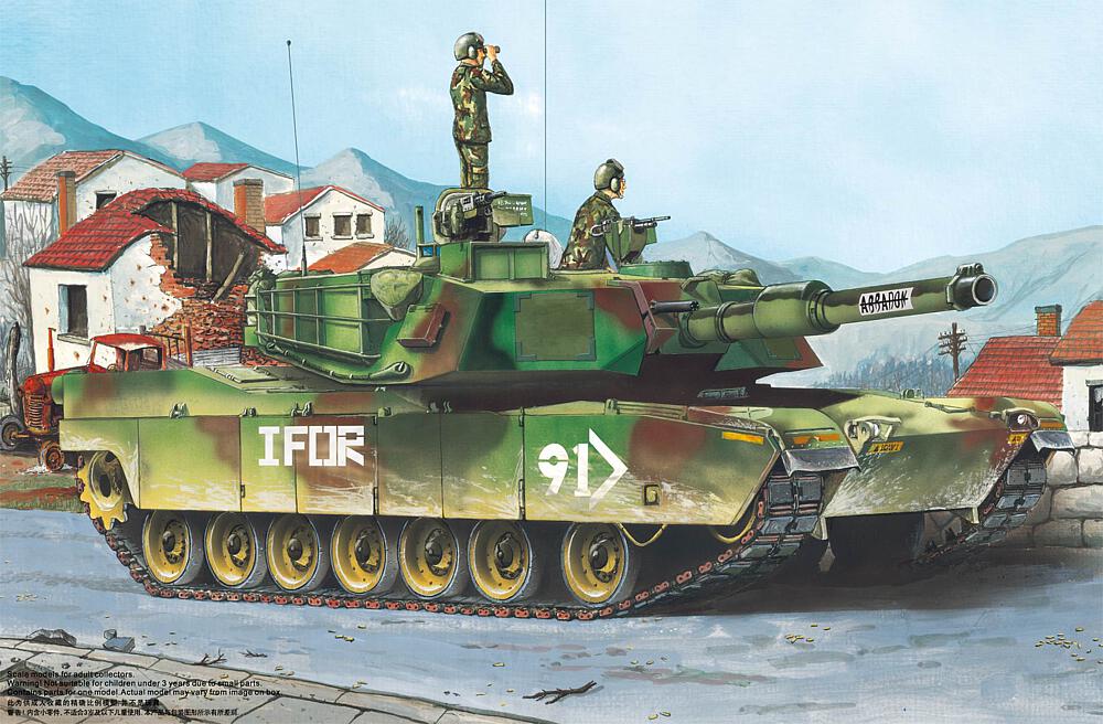 TRUMPETER 1535 1/35 M1A1/A2 Abrams 5 en 1 | Rail Modélisme Alsace